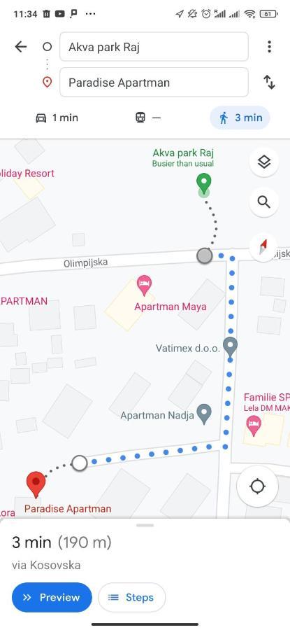 Paradise Vrnjacka Banja Ngoại thất bức ảnh